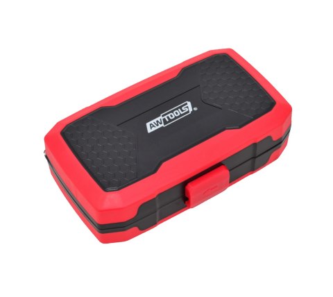 AWTOOLS ZESTAW KLUCZY 38el. 1/4" BLACK LINE
