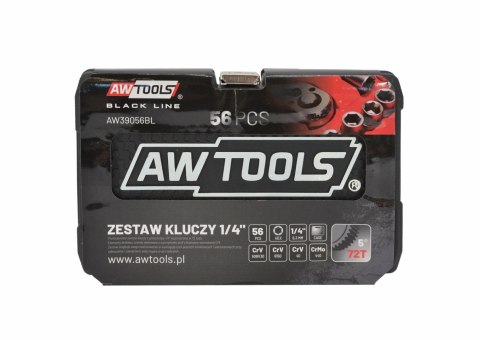 AWTOOLS ZESTAW KLUCZY 56el 1/4"