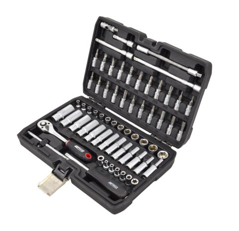 AWTOOLS ZESTAW KLUCZY 63el. 1/4" BLACK LINE