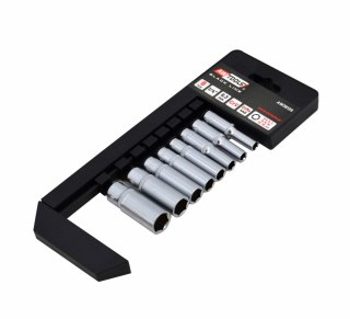 AWTOOLS ZESTAW NASADEK DŁUGICH 1/4" 8cz.BL
