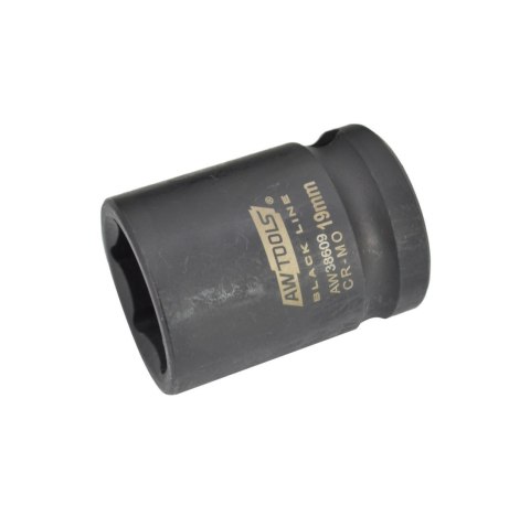AWTOOLS ZESTAW NASADEK UDAROWYCH 1/2" 10cz. 10-22mm/KRÓTKIE BLACK LINE