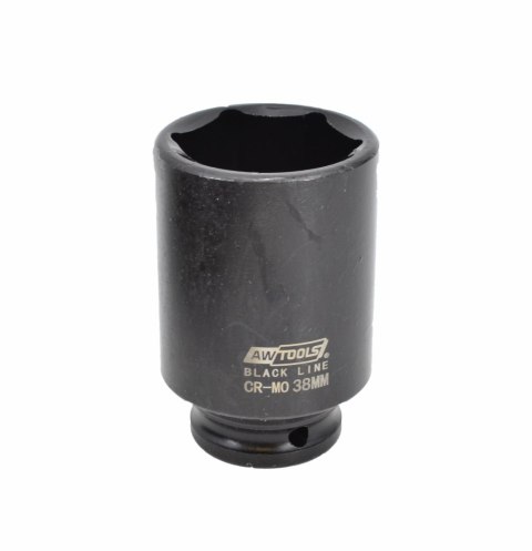 AWTOOLS ZESTAW NASADEK UDAROWYCH 1/2" 8cz. DŁUGIE BLACK LINE