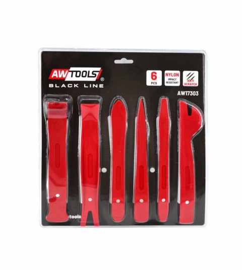 AWTOOLS ZESTAW ŚCIĄGACZY DO TAPICERKI NYLON 6cz.